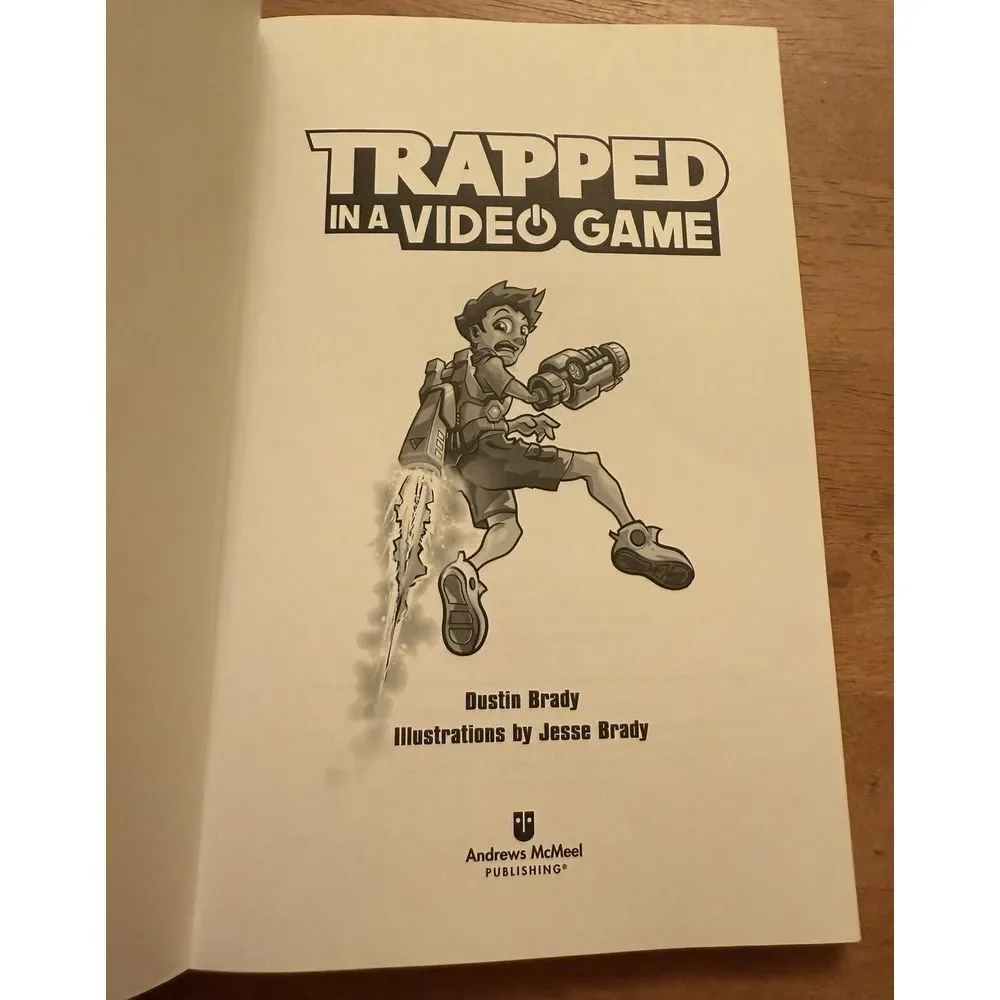 Trapped in a Video Game Ser.: Trapped in a Video Game by Dustin Brady‎ (2018,...